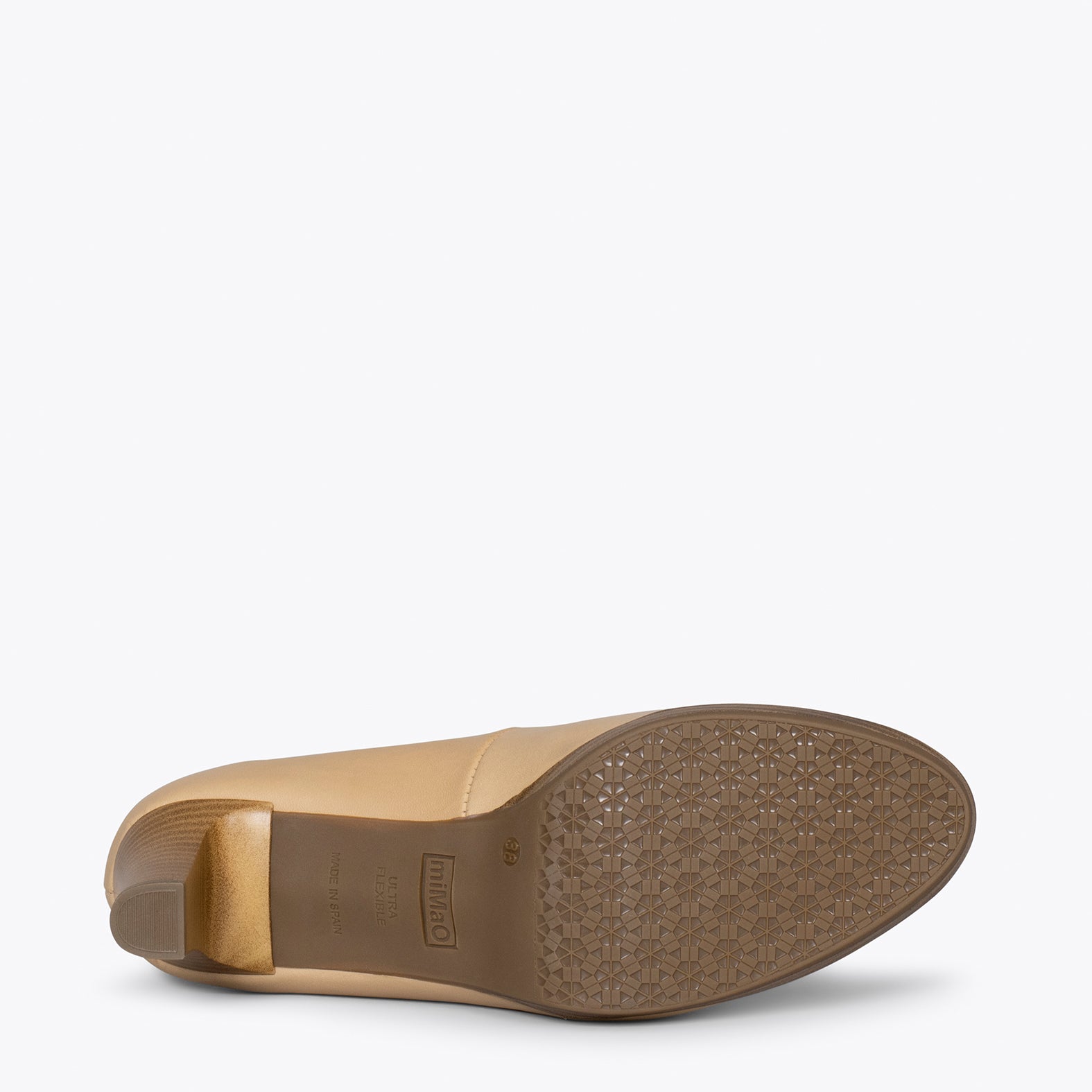AZAFATA – Zapatos de tacón y plataforma BEIGE | miMaO